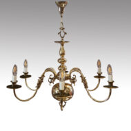 6 branch chandelier