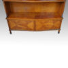 Edwardian satinwood waterfall bookcase cupboard doors