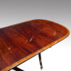 George V 3 pillar dining table end view