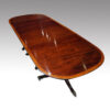 George V 3 pillar dining table without leaves