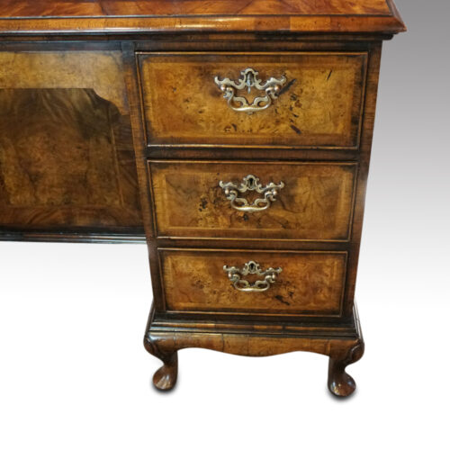 George V Walnut dressing table drawers