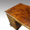 George V Walnut dressing table front corner