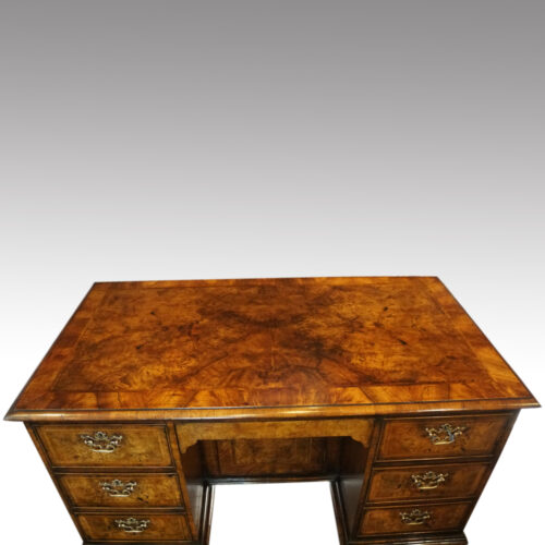 George V Walnut dressing table top