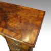 George V Walnut dressing table top corner