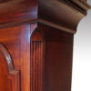Georgian mahogany longcase clock fluting