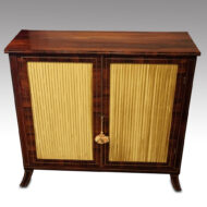 Regency brass inlaid side cabinet