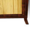 Regency brass inlaid side cabinet leg