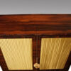 Regency brass inlaid side cabinet top