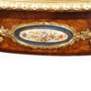 Victorian walnut inlaid writing table plaque