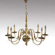 Dutch brass chandelier