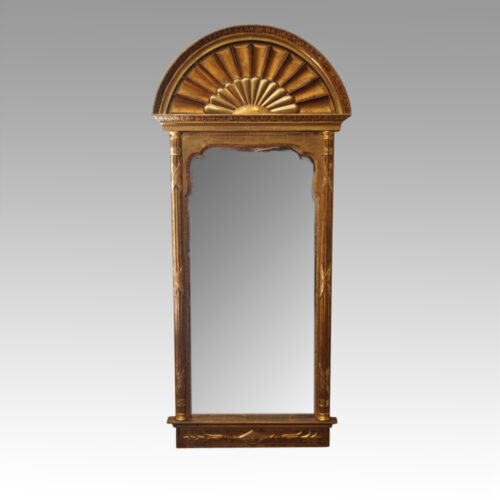 Antique gilt pier mirror