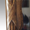 Antique gilt pier mirror cross ribbon