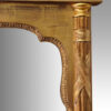 Antique gilt pier mirror top column