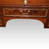 Antique mahogany cylinder desk centre drawer