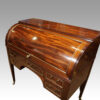 Antique mahogany cylinder desk cylinder detail