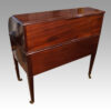 Antique mahogany cylinder desk rear