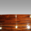 Antique mahogany cylinder desk top ledge