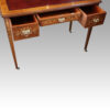 Edwardian inlaid rosewood desk drawers open