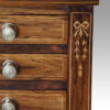 Edwardian inlaid rosewood writing table Inlay