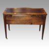 Edwardian inlaid rosewood writing table rear
