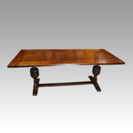 Edwardian oak refectory table