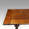 Edwardian oak refectory table breadboard end