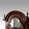 George I walnut double dome bureau bookcase dome detail