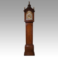 George III walnut longcase clock by Bentley London