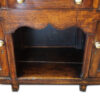 Georgian oak dresser base dog kennel