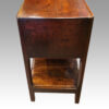 Georgian oak rustic dresser base end view