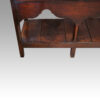Georgian oak rustic dresser base shaped apron