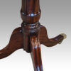 Georgian style mahogany twin pillar dining table column