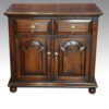Oak small cupboard front detail