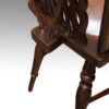 Set of 6 draught back Windsor chairs fish tail back