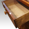 Victorian burr walnut chest of drawers drawer detail