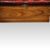 Victorian camphorwood ottoman large front