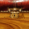 Victorian camphorwood ottoman large lifting handle