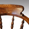 Victorian captains desk chair back rail