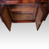 Victorian mahogany breakfront sideboard cupboard interior