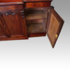 Victorian mahogany breakfront sideboard end cupboard