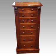 Victorian mahogany small Wellington chest