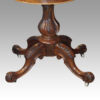 Victorian shaped demi lune card table base