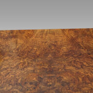 Victorian shaped demi lune card table veneer