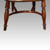 19thc childs yew Windsor chair crinoline stretcher