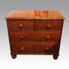 19thc. mahogany chest of drawers