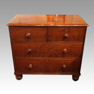 19thc. mahogany chest of drawers