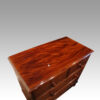 19thc. mahogany chest of drawers top