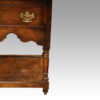 19thc. oak pot board dresser base end leg