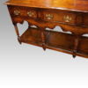 19thc. oak pot board dresser base front