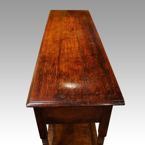 19thc. oak pot board dresser base top